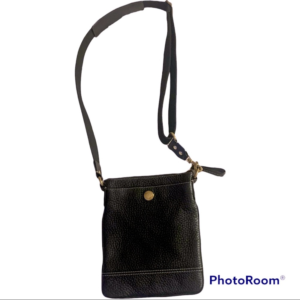 Coach Small Crossbody Leather Purse, 9”H x 7”W.  No damage, great condition.